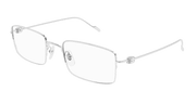 Cartier CT0380O Eyeglasses - Silver / Transparent (003)