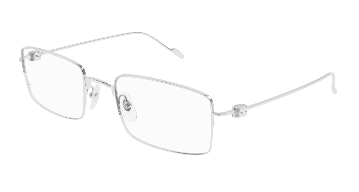 Cartier CT0380O Eyeglasses - Silver / Transparent (003)