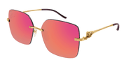 Cartier CT0359S Sunglasses - Gold / Red (003)