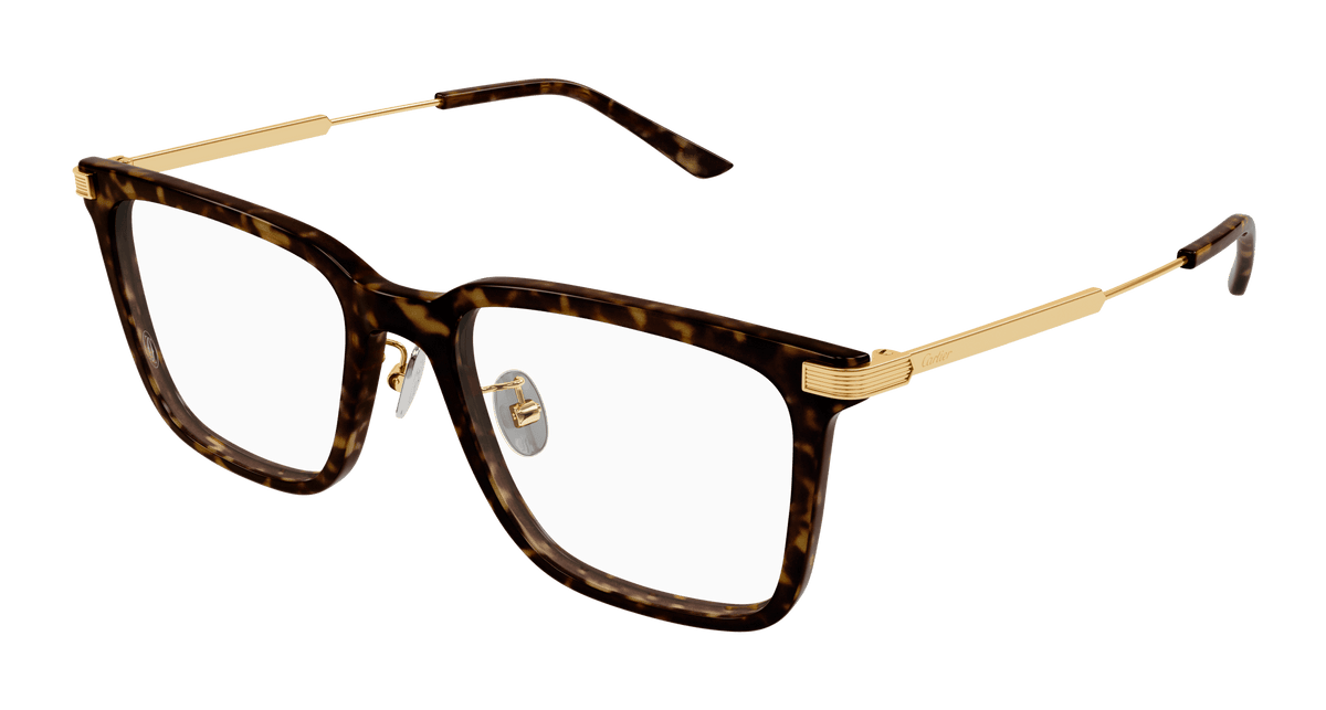 Cartier CT0384O Eyeglasses - Havana / Transparent (002)