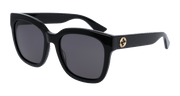 Gucci GG0034SN Sunglasses - Black / Grey (001)