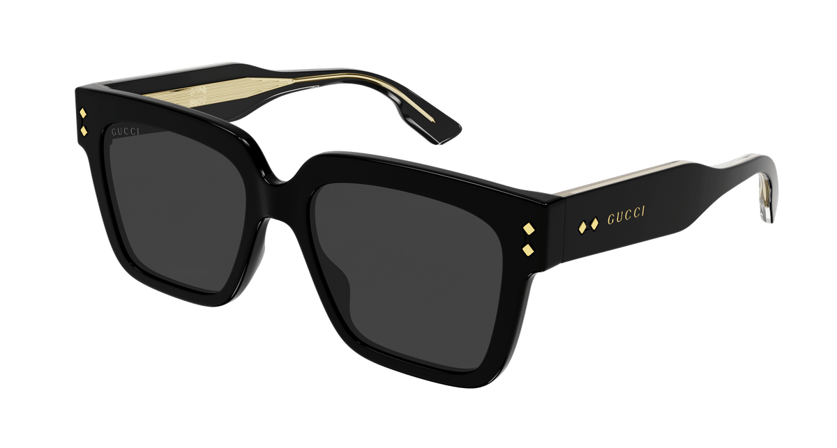 Gucci GG1084S Sunglasses - Black / Grey (001)