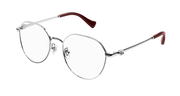 Gucci GG1145O Eyeglasses - Silver / Transparent (002)