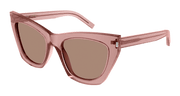 Saint Laurent SL 214 KATE Sunglasses - Pink / Brown (022)