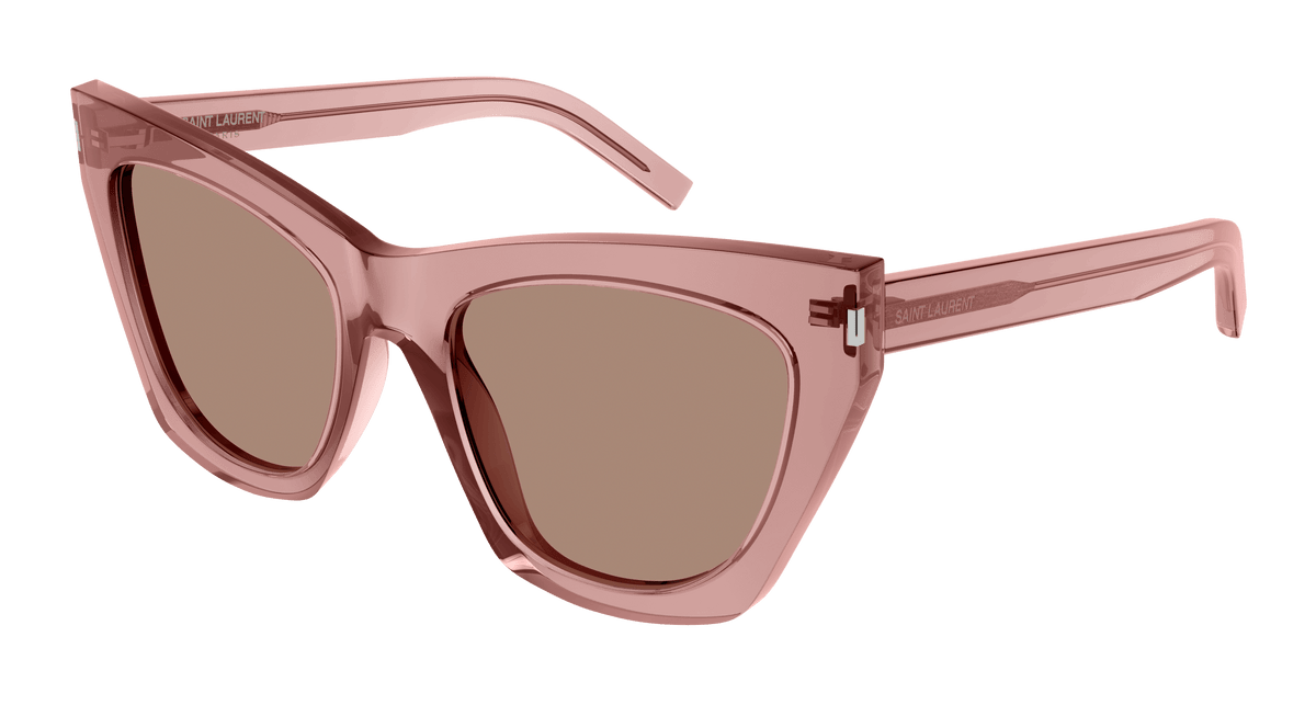 Saint Laurent SL 214 KATE Sunglasses - Pink / Brown (022)