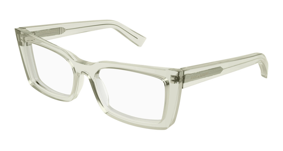 Saint Laurent SL 554 Eyeglasses - Green / Transparent (003)