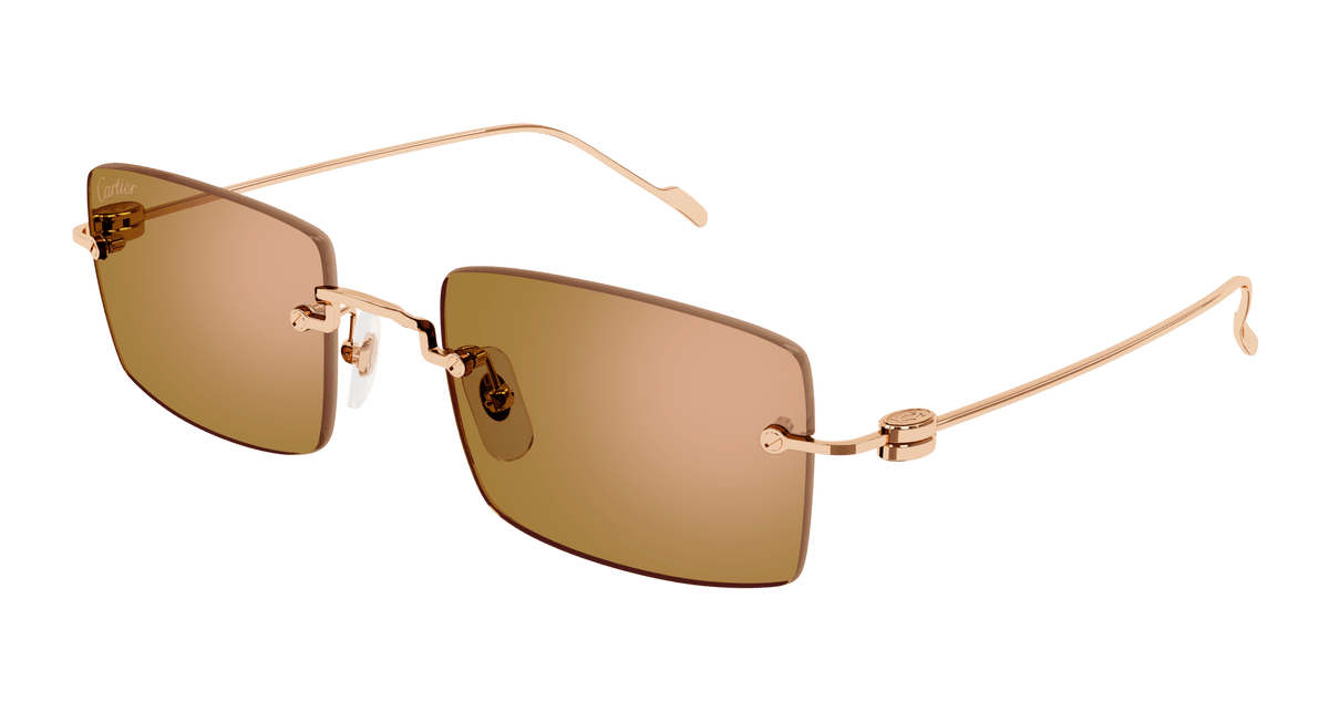 Cartier CT0367S Sunglasses - Copper / Gold (001)