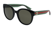 Gucci GG0035SN Sunglasses - Black / Green (002)