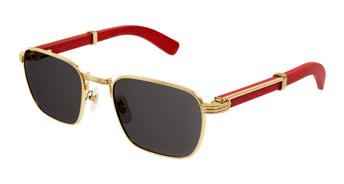 Cartier CT0363S Sunglasses - Gold / Grey (004)