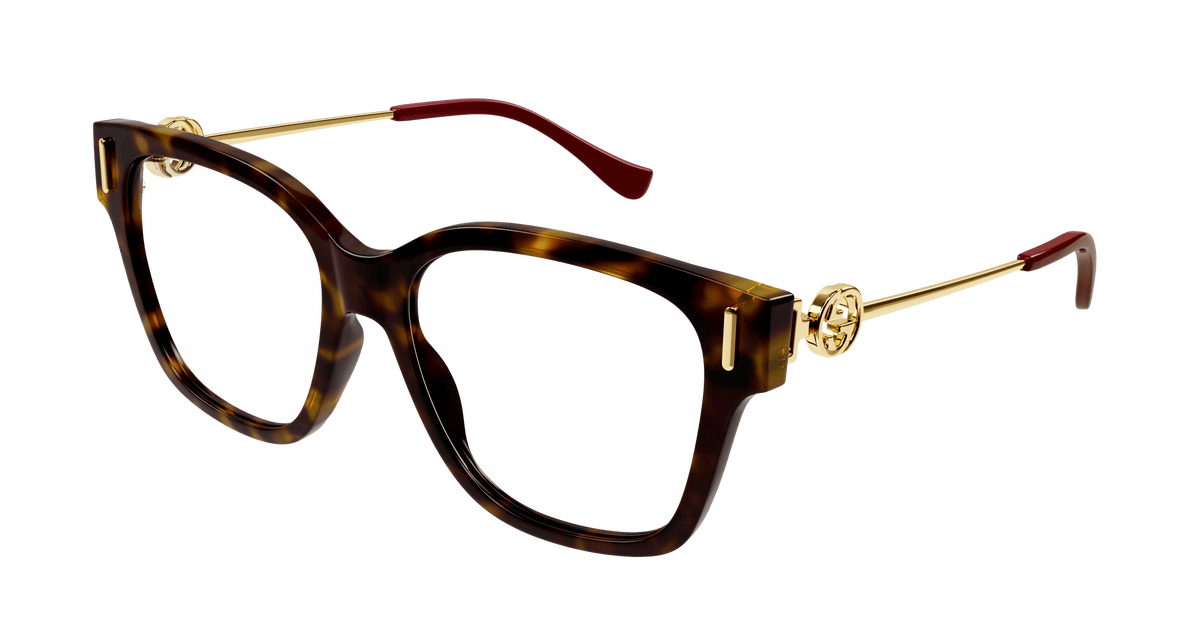Gucci GG1204O Eyeglasses - Havana / Transparent (002)