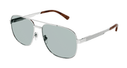 Gucci GG1223S Sunglasses - Silver / Green (004)