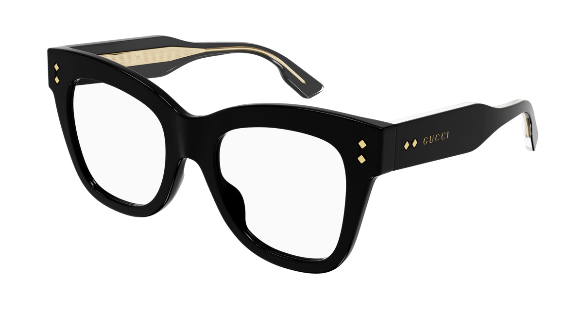 Gucci GG1082O Eyeglasses - Black / Transparent (001)