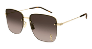 Saint Laurent SL 312 M Sunglasses - Gold / Brown (008)