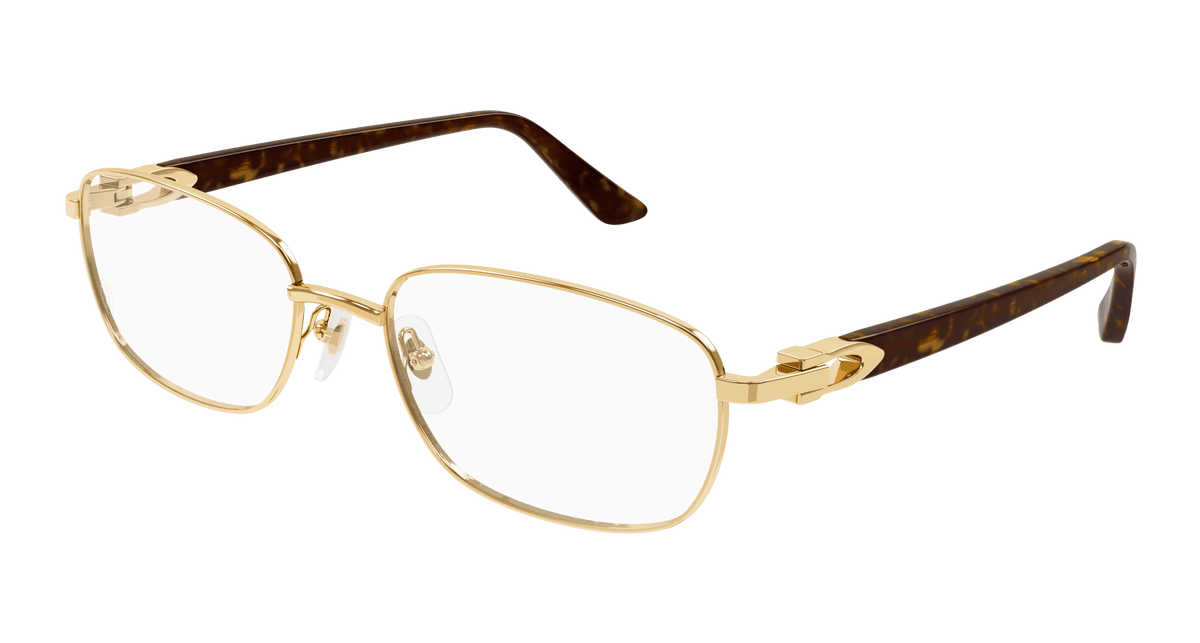 Cartier CT0368O Eyeglasses - Gold / Transparent (002)