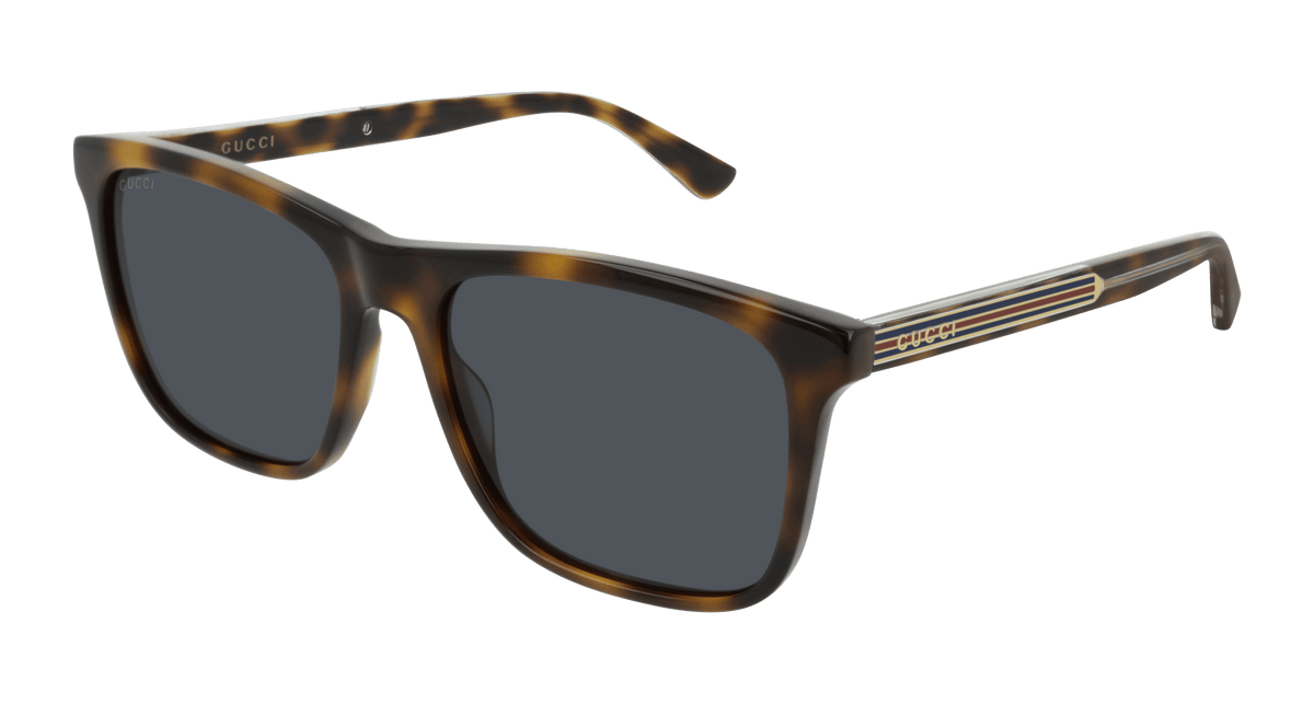 Gucci GG0381SN Sunglasses - Havana / Blue (009)