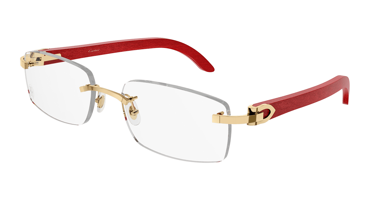 Cartier CT0052O Eyeglasses - Gold / Transparent (006)