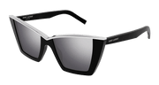 Saint Laurent SL 570 Sunglasses - Black / Silver (002)