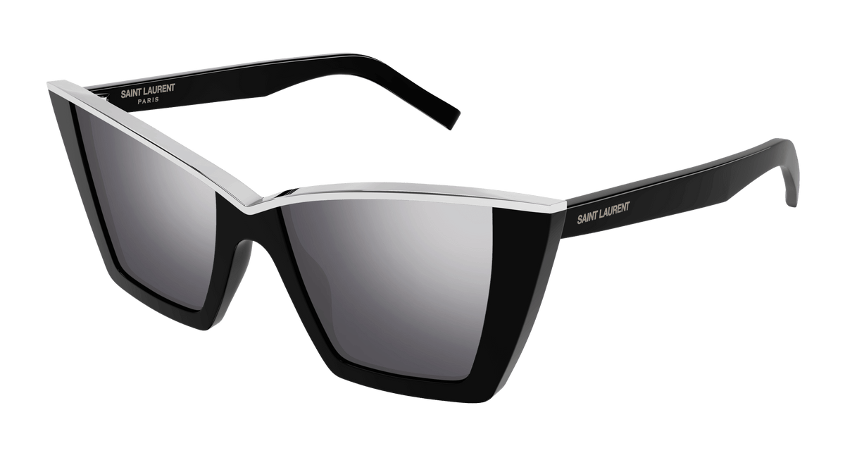 Saint Laurent SL 570 Sunglasses - Black / Silver (002)