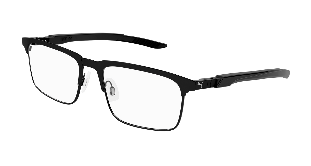 Puma PU0380O Eyeglasses - Black / Transparent (001)
