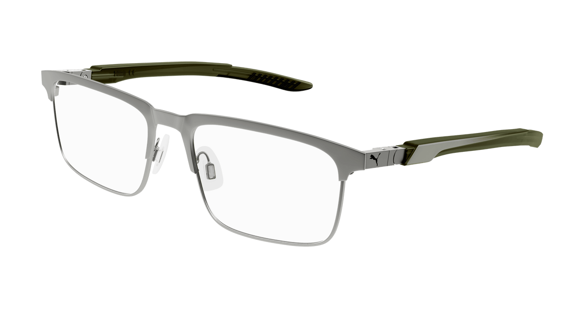 Puma PU0380O Eyeglasses - Gunmetal / Transparent (003)