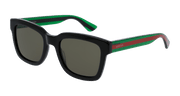 Gucci GG0001SN Sunglasses - Black / Green (002)