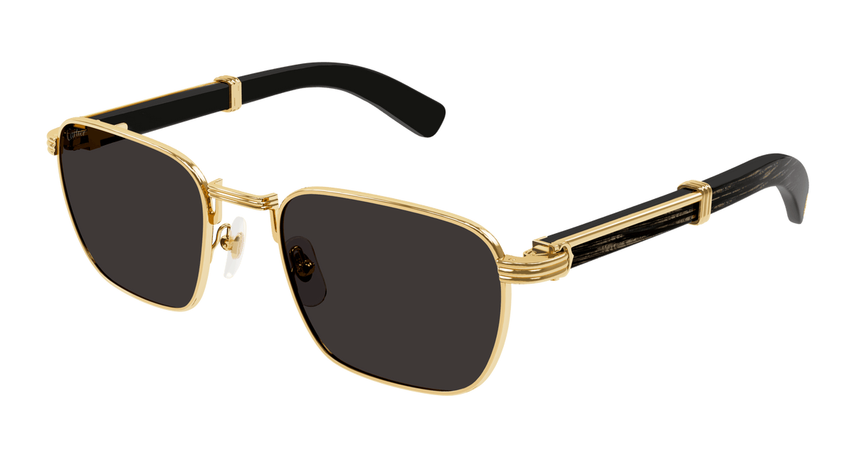 Cartier CT0363S Sunglasses - Gold / Grey (001)