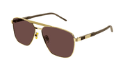 Gucci GG1164S Sunglasses - Gold / Brown (002)