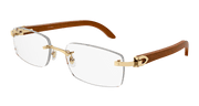 Cartier CT0052O Eyeglasses - Gold / Transparent (008)