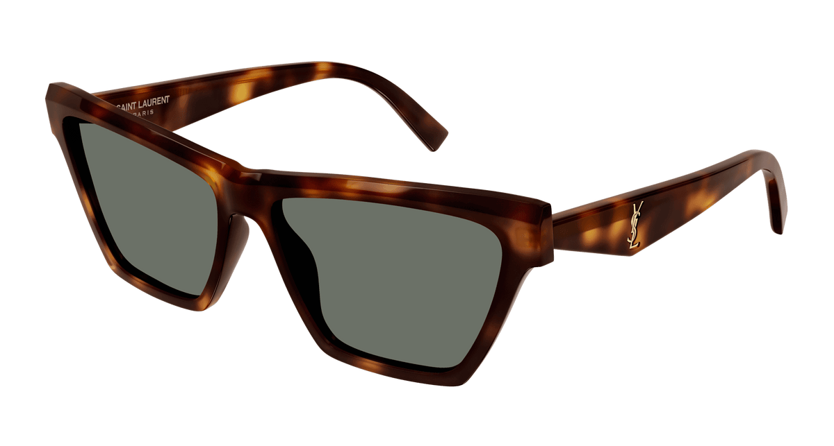 Saint Laurent SL M103 Sunglasses - Havana / Green (003)