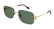 Cartier CT0330S Sunglasses - Gold / Green (005)