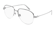 Cartier CT0352O Eyeglasses - Silver / Transparent (002)