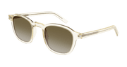 Saint Laurent SL 549 SLIM Sunglasses - Yellow / Brown (007)