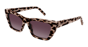 Saint Laurent SL 276 MICA Sunglasses - Beige / Violet (036)
