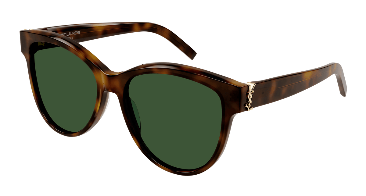 Saint Laurent SL M107 Sunglasses - Havana / Green (003)