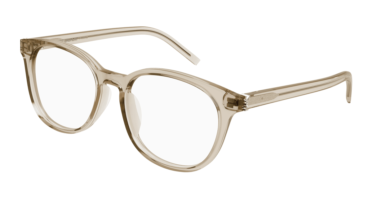 Saint Laurent SL M111/F Eyeglasses - Beige / Transparent (004)