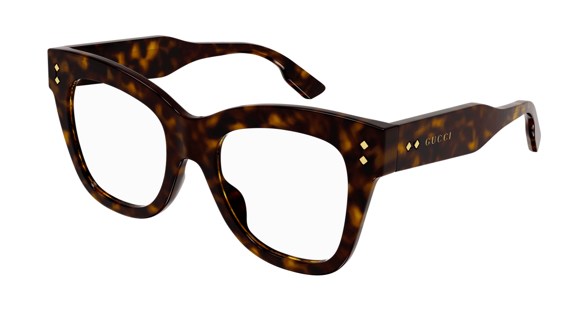 Gucci GG1082O Eyeglasses - Havana / Transparent (003)