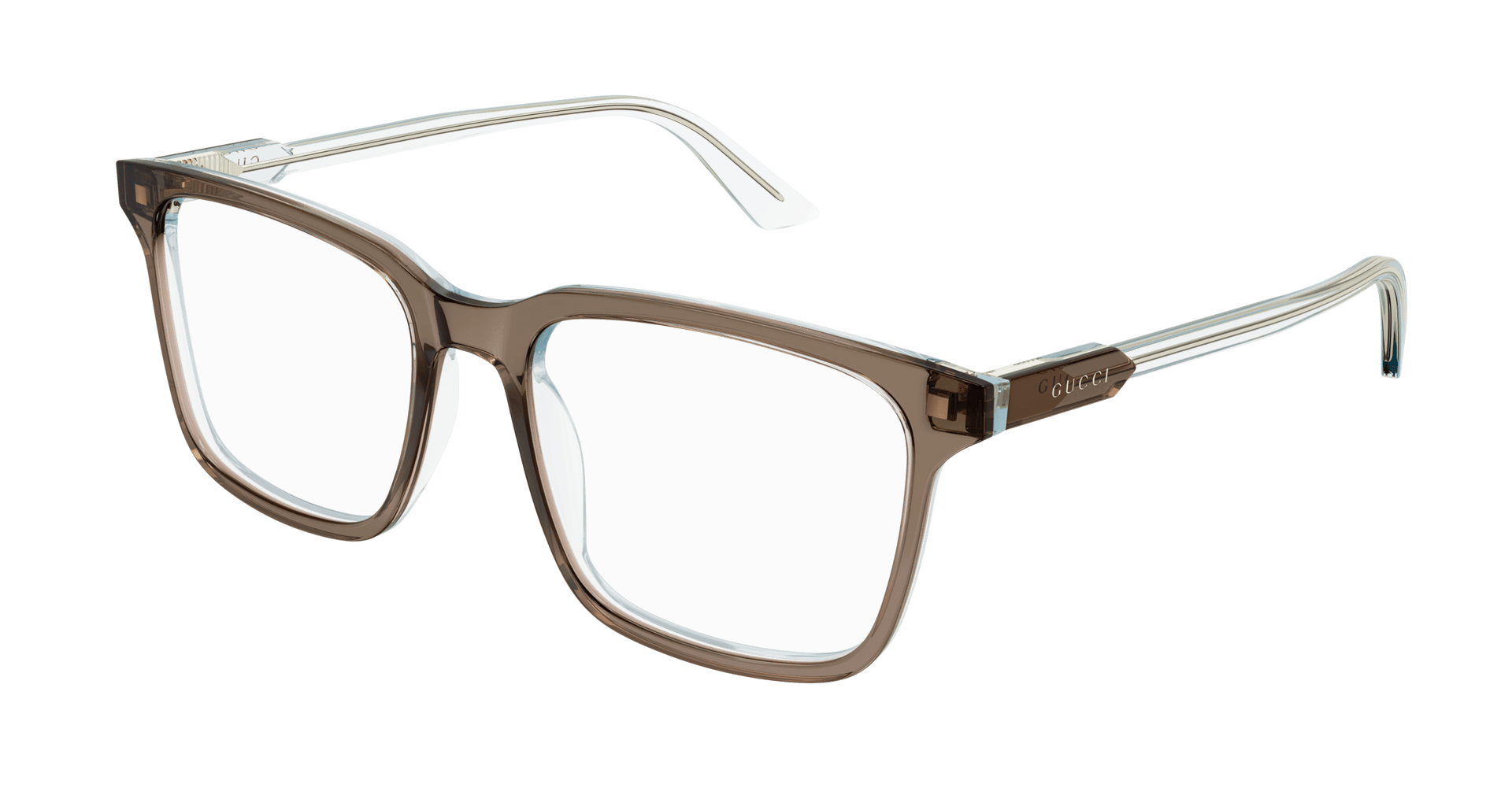 Gucci GG1120O Eyeglasses - Brown / Transparent (003)
