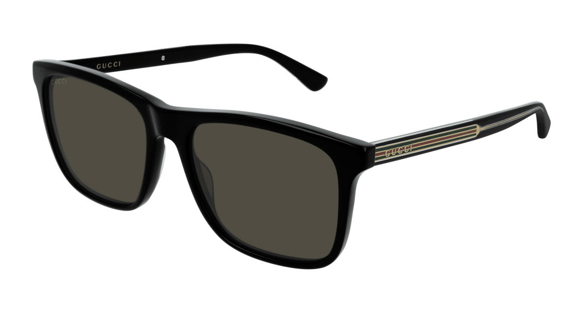 Gucci GG0381SN Sunglasses - Black / Grey (007)