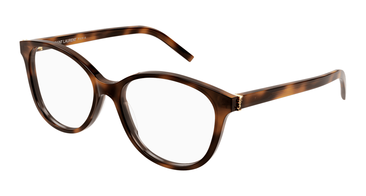 Saint Laurent SL M112 Eyeglasses - Havana / Transparent (002)
