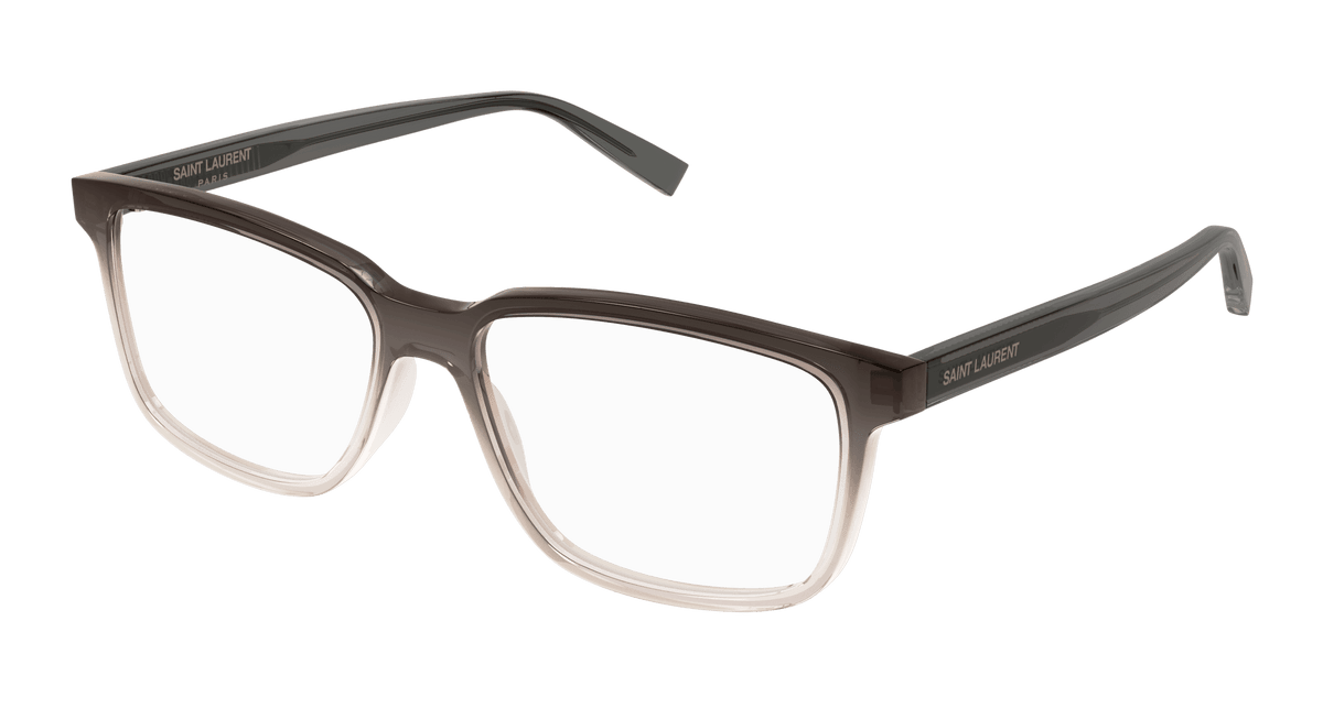 Saint Laurent SL 458 Eyeglasses - Grey / Transparent (008)