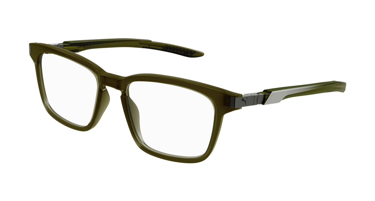 Puma PU0378O Eyeglasses - Green / Transparent (003)