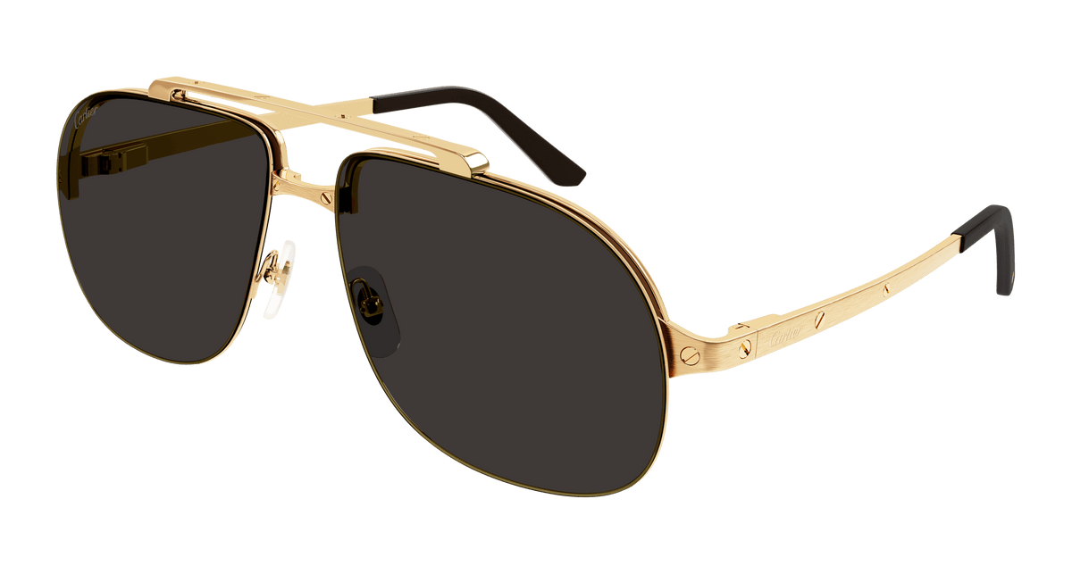 Cartier CT0353S Sunglasses - Gold / Grey (001)