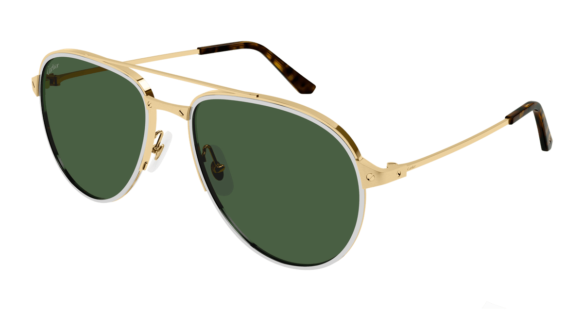 Cartier CT0325S Sunglasses - Gold / Green (006)
