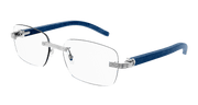 Cartier CT0286O Eyeglasses - Silver / Transparent (005)