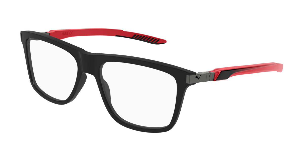Puma PU0379O Eyeglasses - Black / Transparent (004)