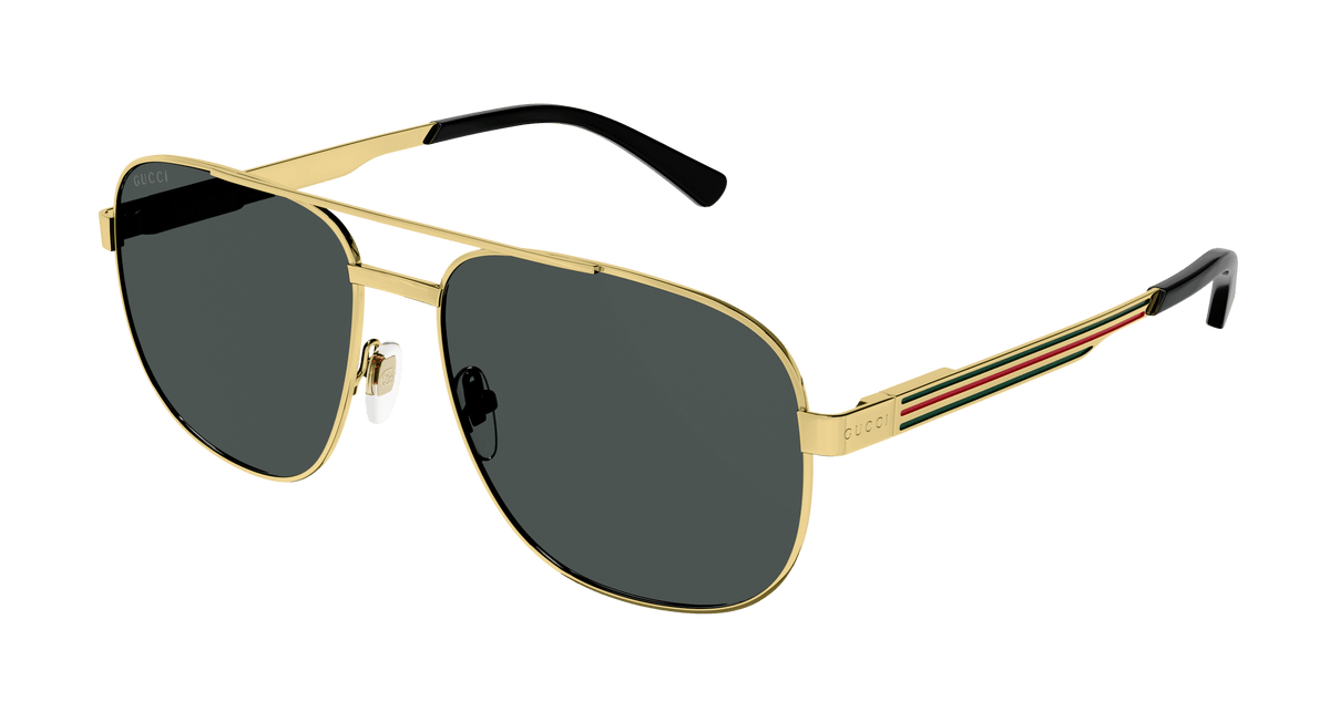 Gucci GG1223S Sunglasses - Gold / Grey (002)