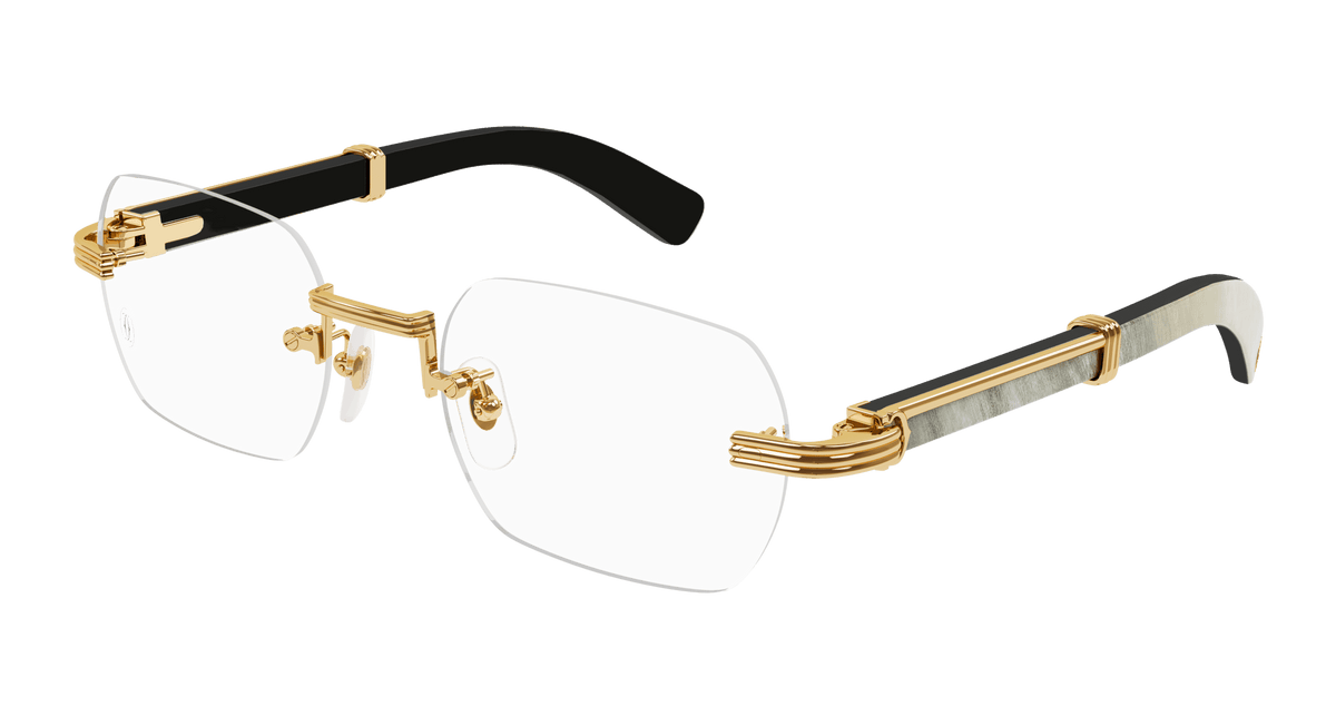 Cartier CT0377O Eyeglasses - Gold / Transparent (003)