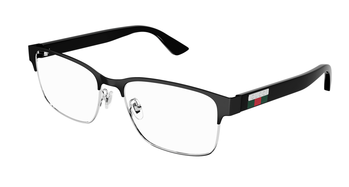 Gucci GG0750O Eyeglasses - Black / Transparent (005)