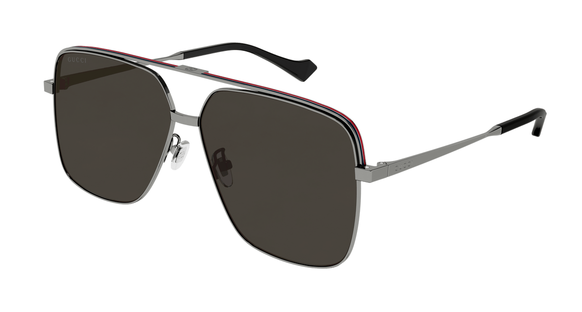 Gucci GG1099SA Sunglasses - Gunmetal / Grey (001)