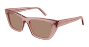 Saint Laurent SL 276 MICA Sunglasses - Pink / Brown (029)